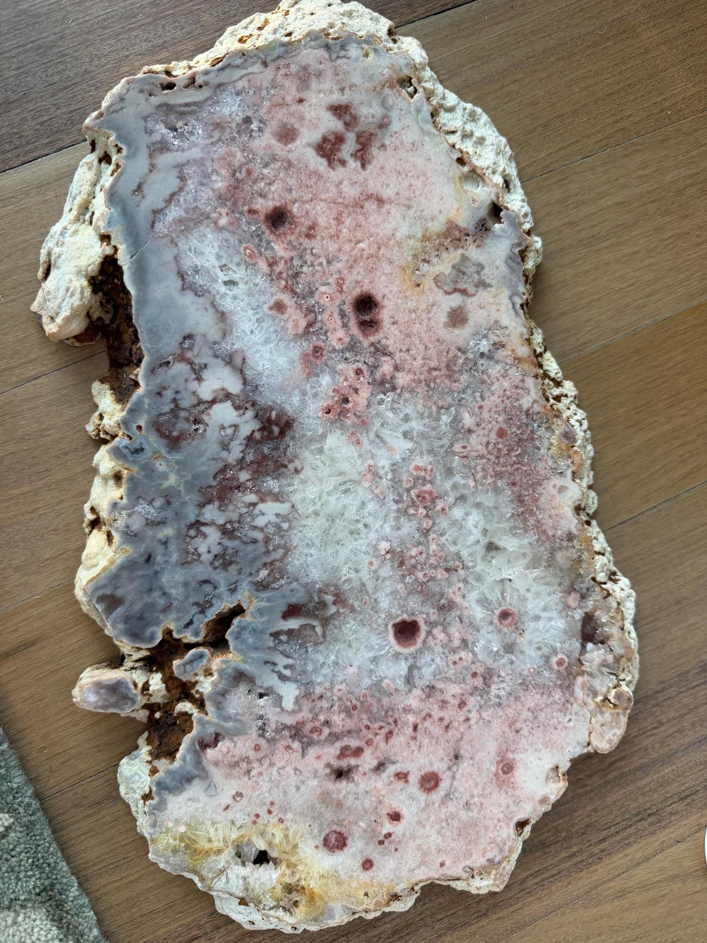 Stunning Pink Ameythst Slab