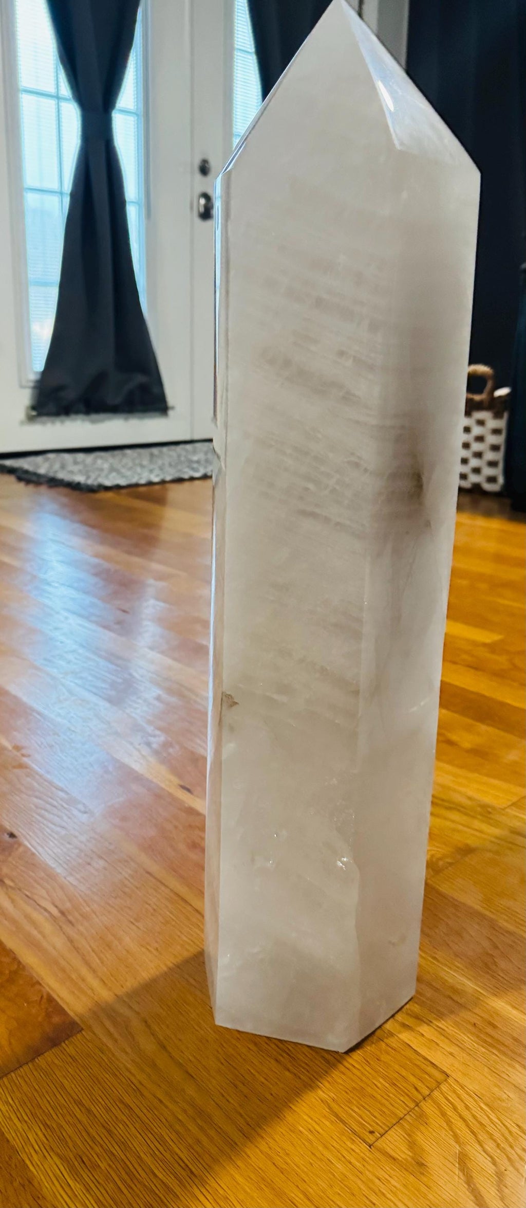 Massive 51 lb Clear Quartz Tower — A Masterpiece of Energy & Elegance
