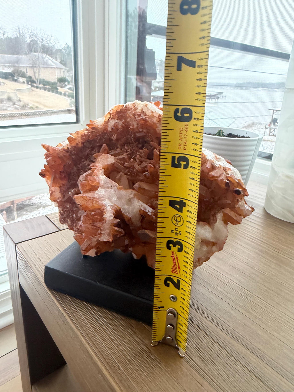 Tangerine Quartz Cluster