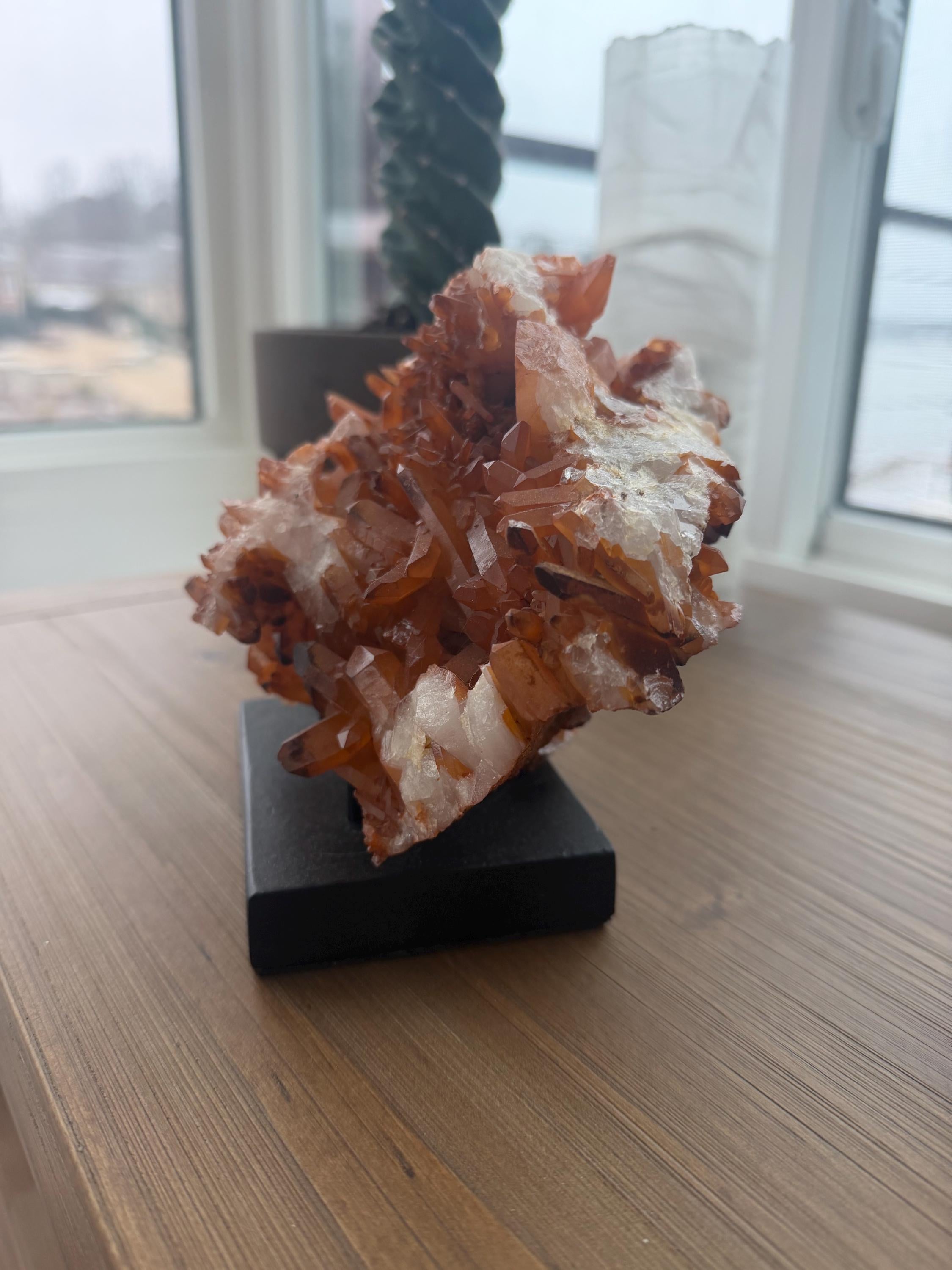 Tangerine Quartz Cluster