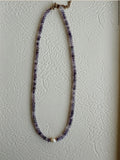 Necklace-Amethyst-Fresh Water Pearl