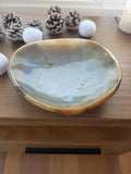 Decorative Agate Crystal Bowl, Jewelry Holder, Centerpiece