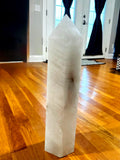 Massive 51 lb Clear Quartz Tower — A Masterpiece of Energy & Elegance