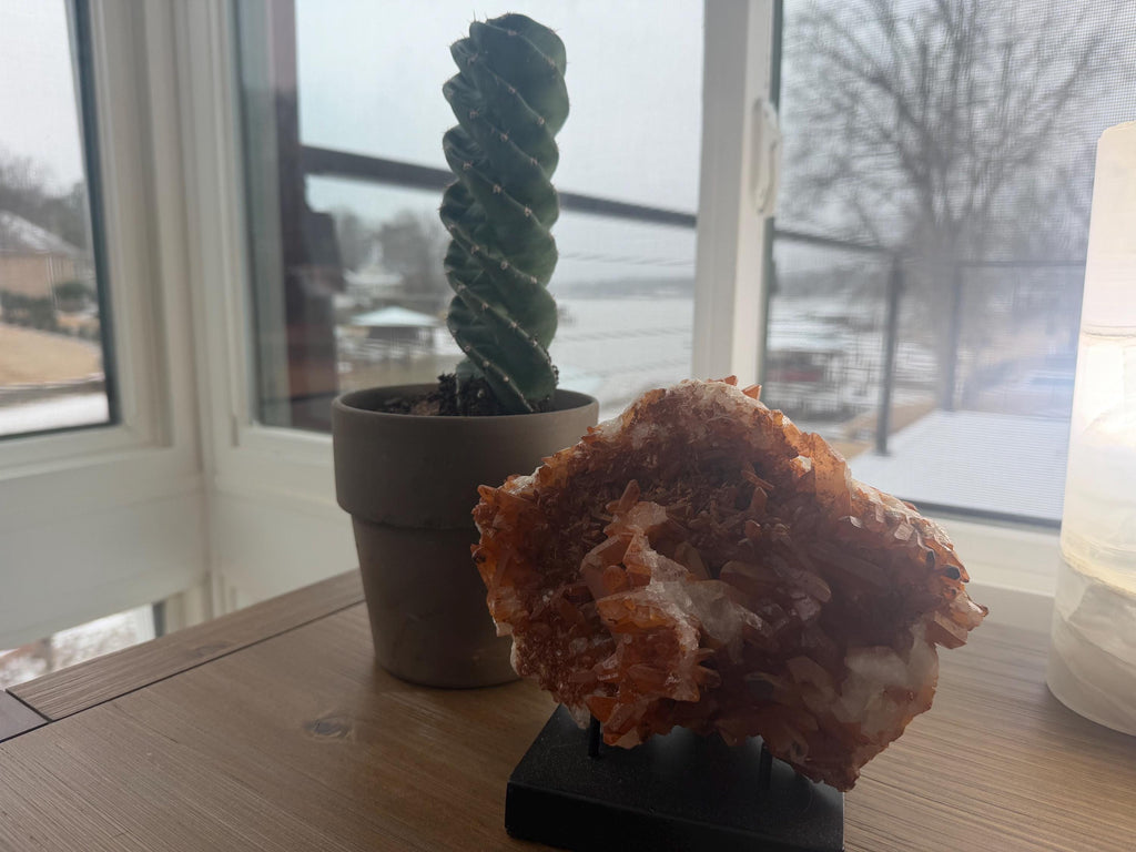 Tangerine Quartz Cluster