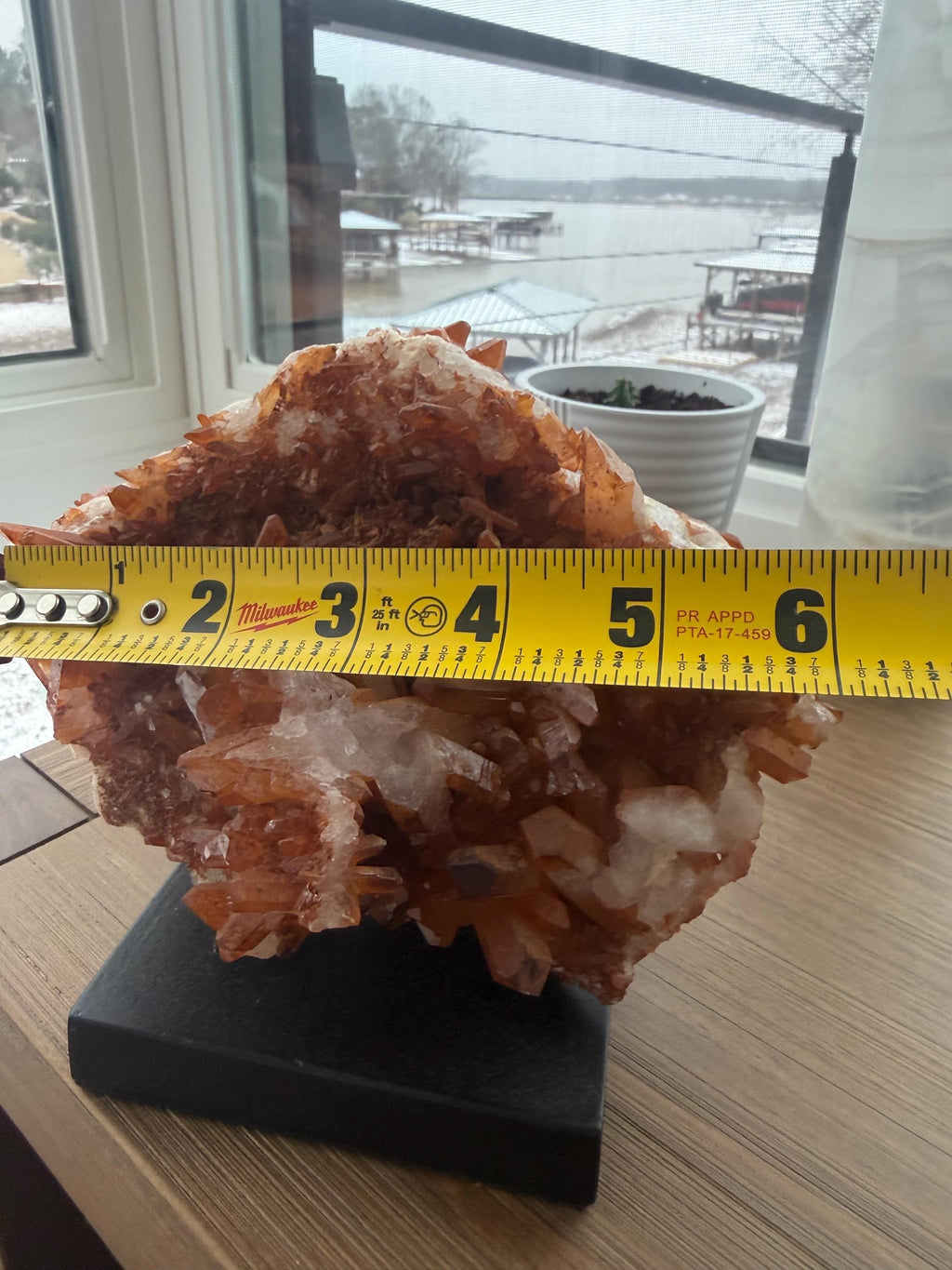 Tangerine Quartz Cluster