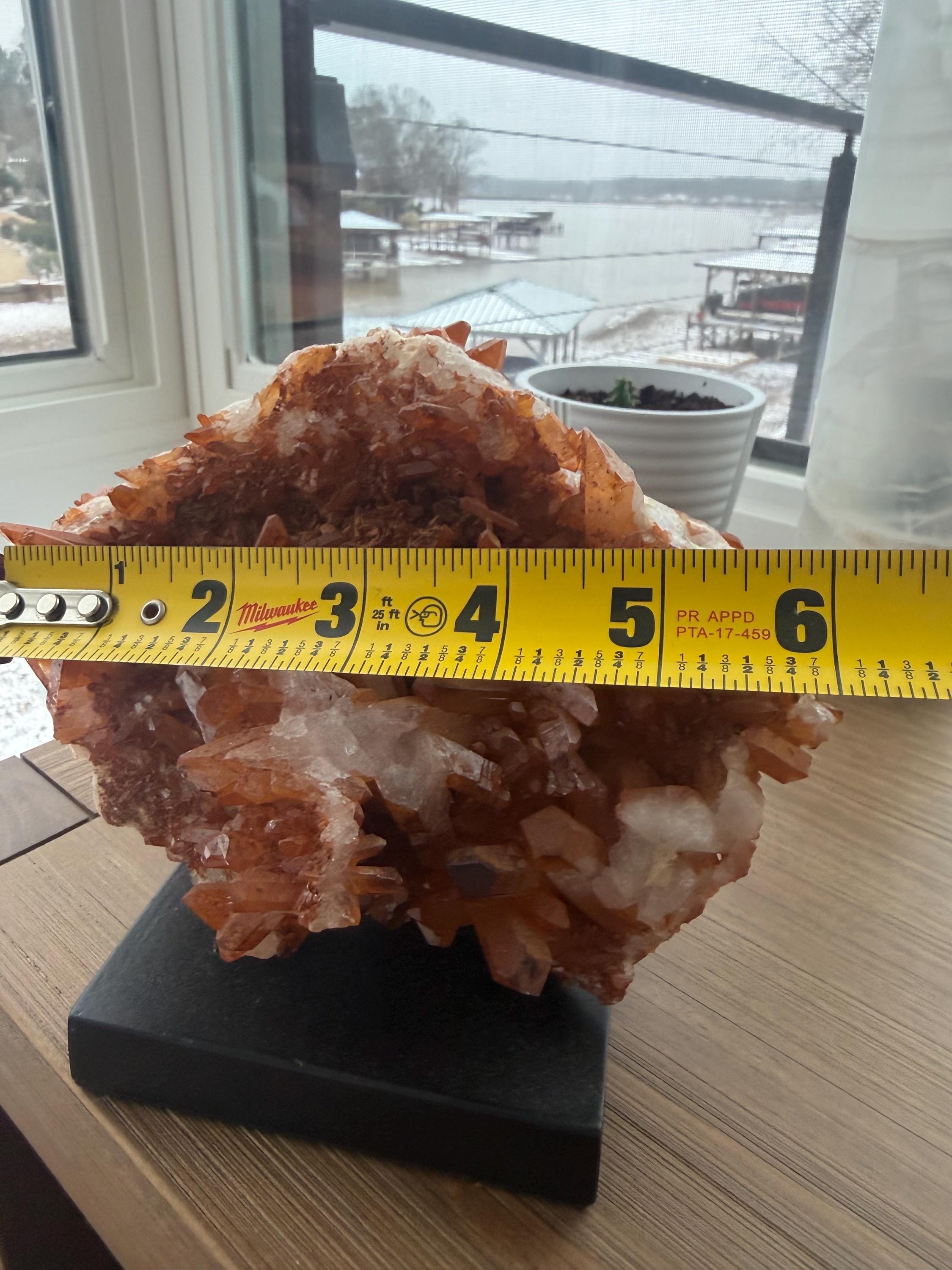 Tangerine Quartz Cluster